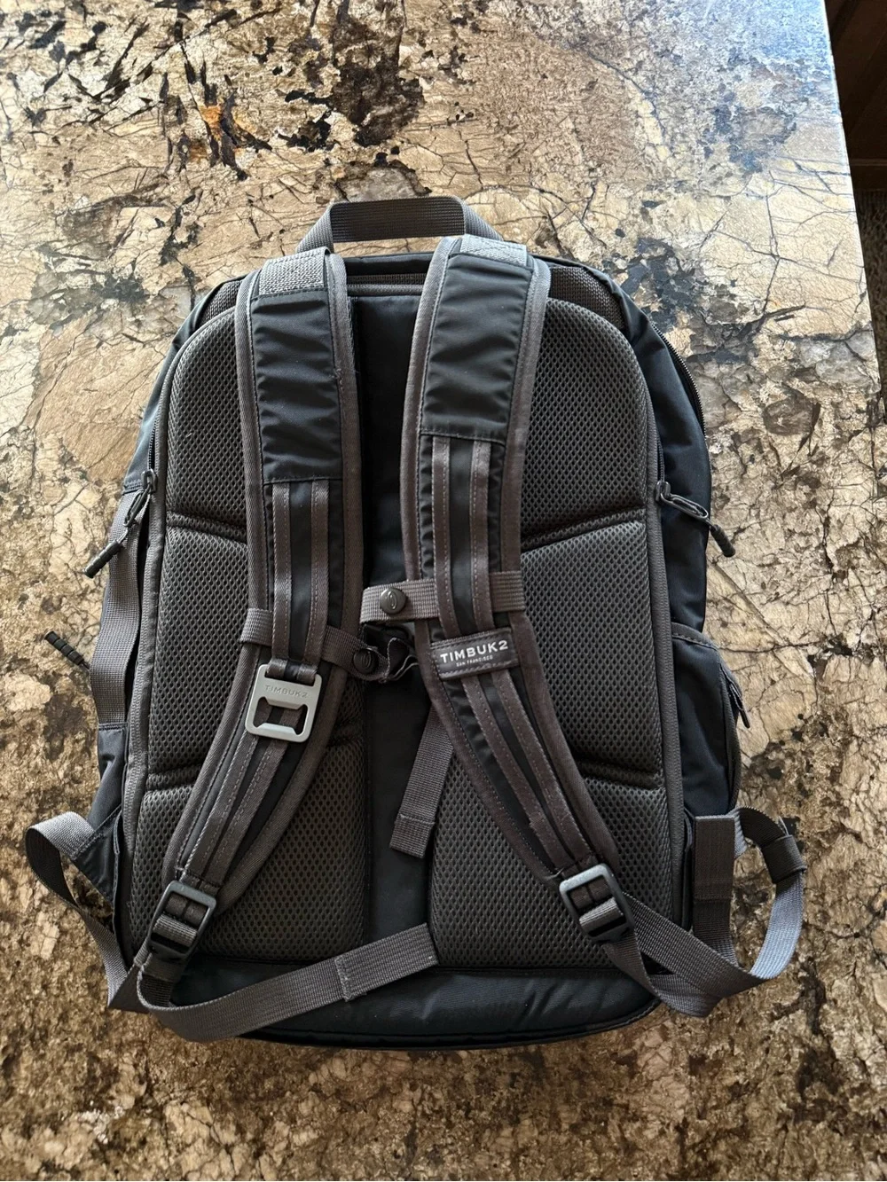 Timbuk2 Uptown Backpack Travel Friendly Laptop Compartment Logo Is M43. Clean.